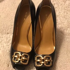 Black high heels Nine West